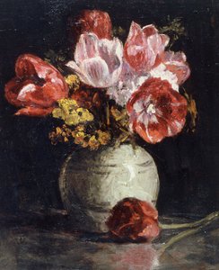 Vaas met bloemen